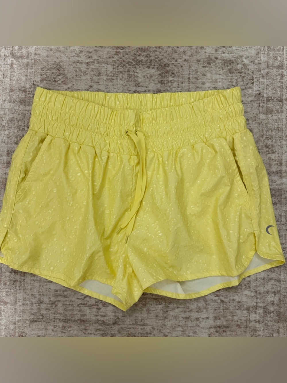 ZYIA Yellow Athletic Drawstring Shorts